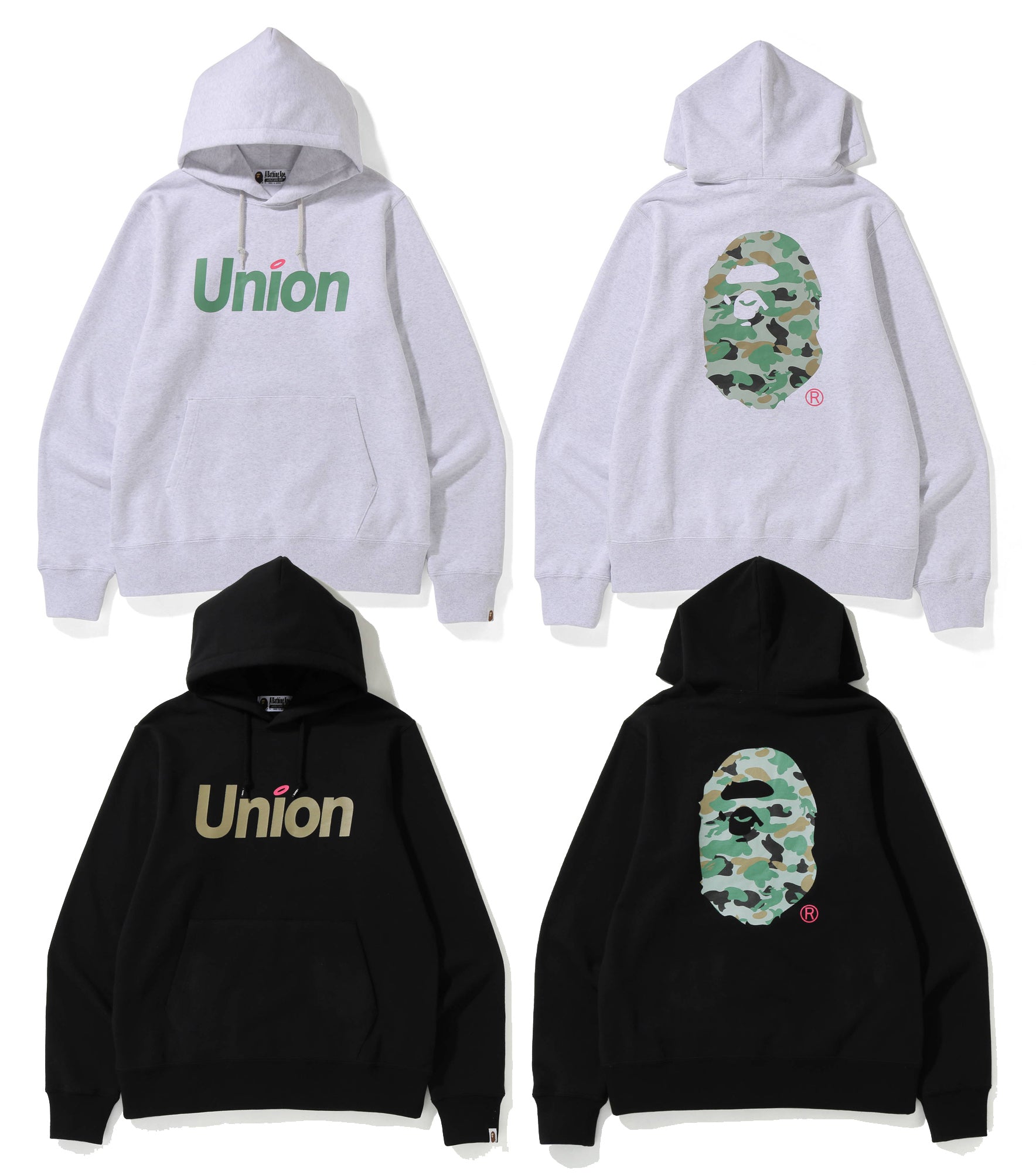 UNION X BAPE PULLOVER HOODIE