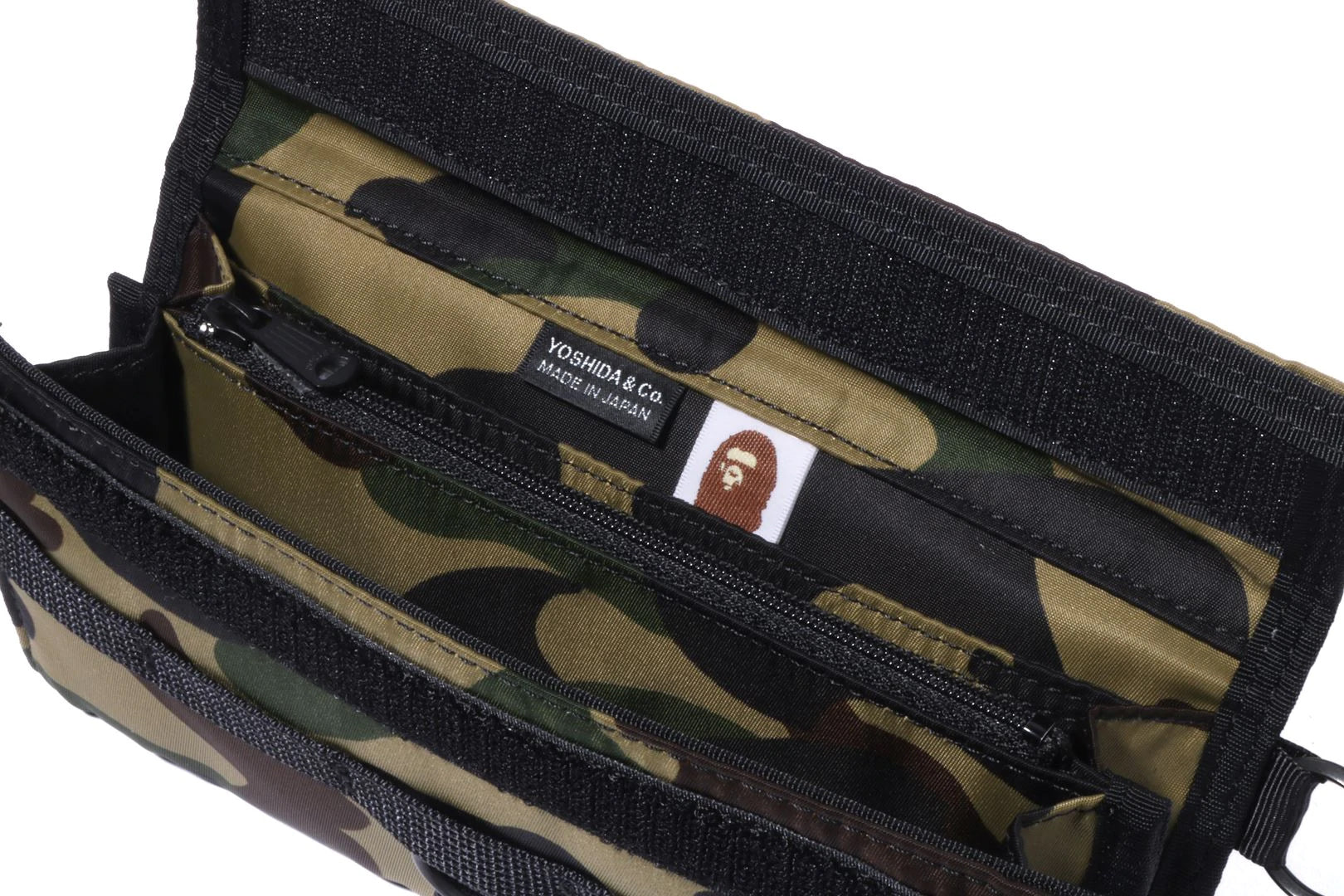 A BATHING APE PORTER 1ST CAMO LONG WALLET