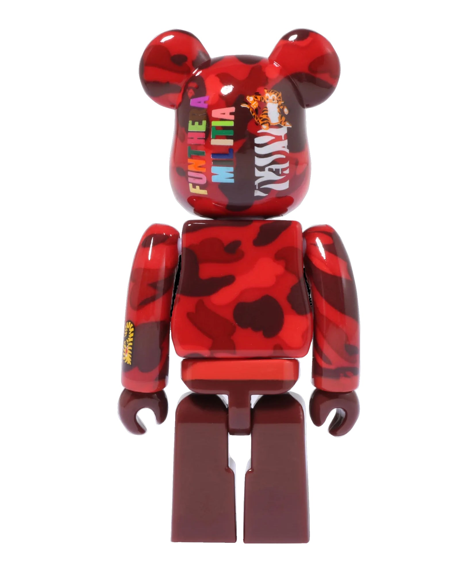 A BATHING APE BE@RBRICK x BAPE COLOR CAMO TIGER 100% & 400% Set of