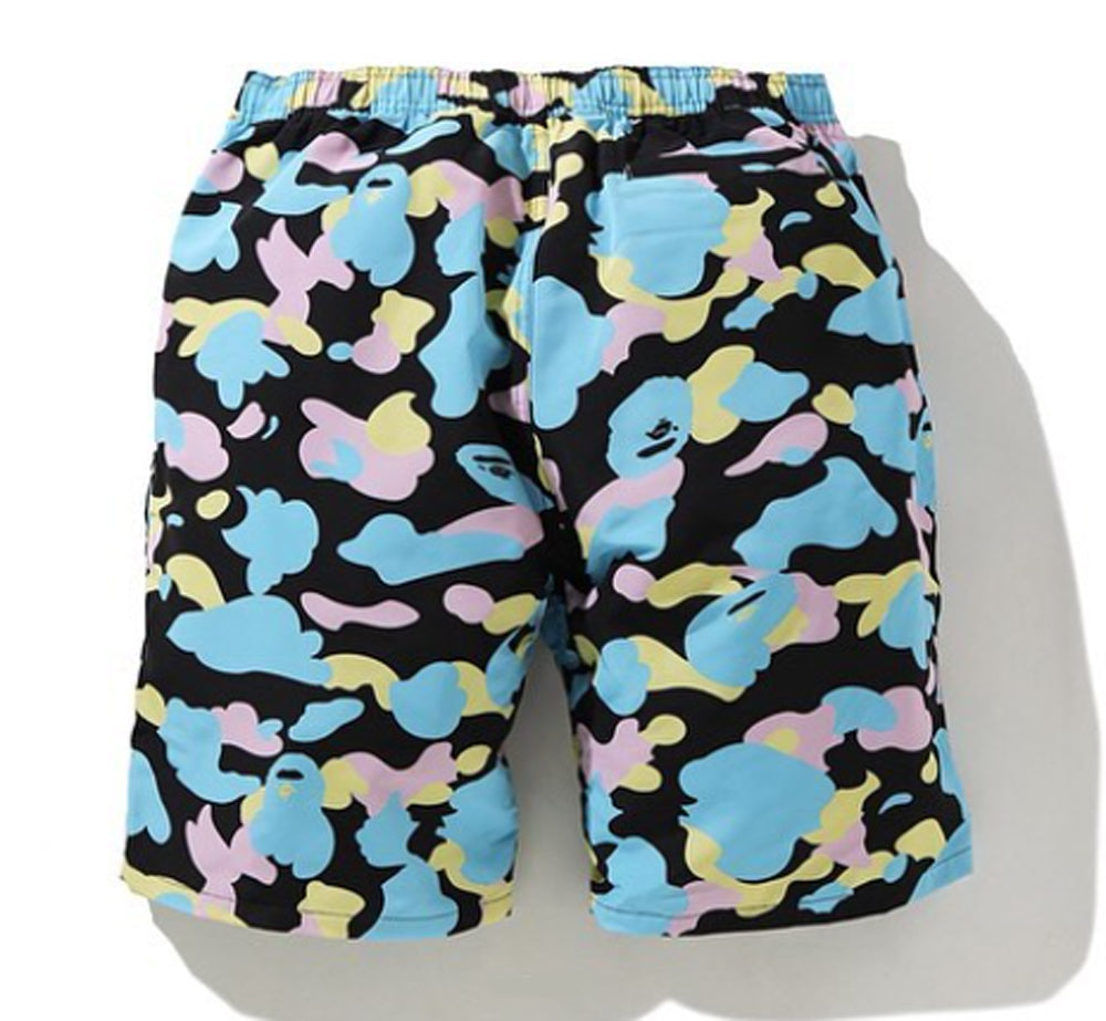 A BATHING APE BASEBALL JERSEY TRACK SHORTS – happyjagabee store