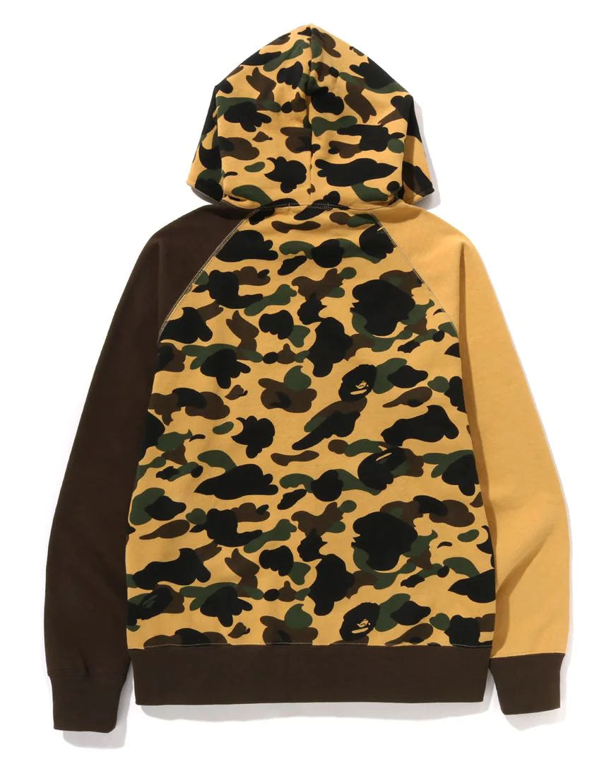 A BATHING APE 1ST CAMO CRAZY COLLEGE FULL ZIP HOODIE