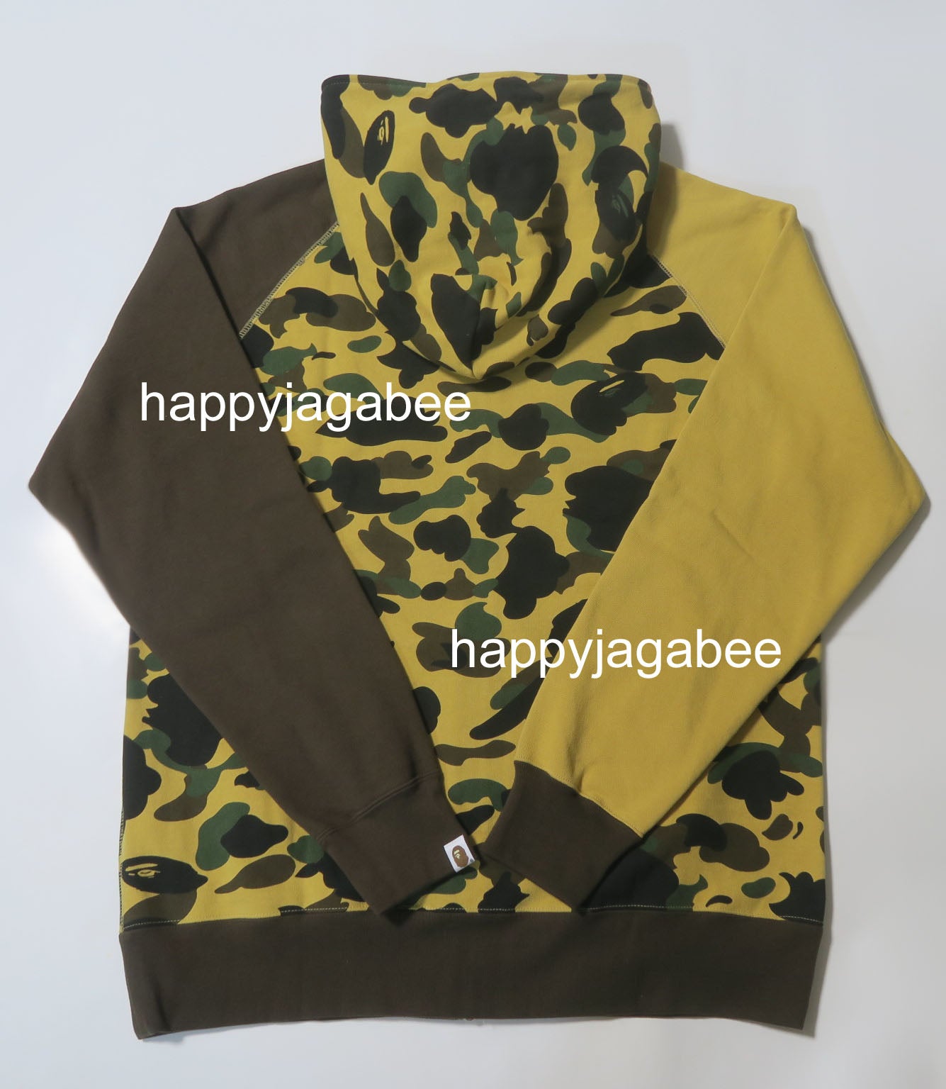 A BATHING APE 1ST CAMO CRAZY COLLEGE FULL ZIP HOODIE