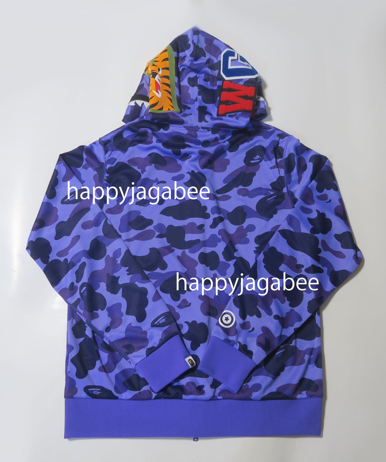 A BATHING APE 1ST CAMO JERSEY SHARK FULL ZIP HOODIE – happyjagabee