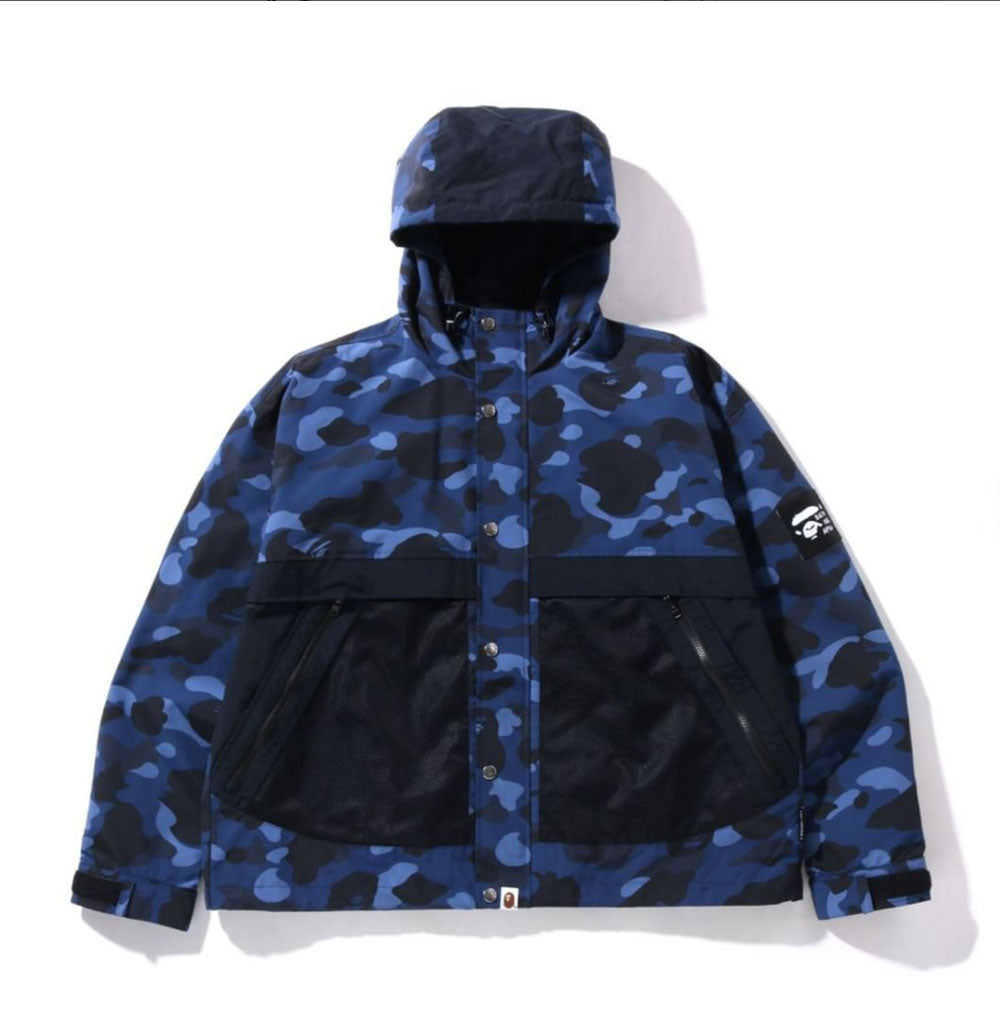 A BATHING APE COLOR CAMO RELAX HOODIE JACKET