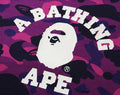 A BATHING APE COLOR CAMO COLLEGE TEE