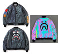 A BATHING APE AURORA SHARK LOOSE FIT MA-1