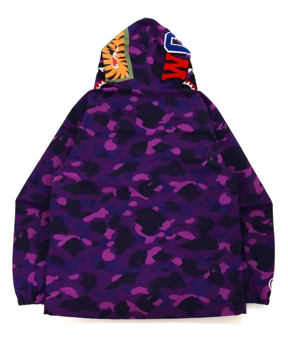 A BATHING APE COLOR CAMO SHARK HOODIE JACKET – happyjagabee store