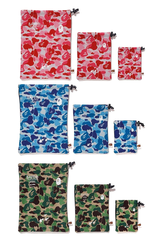 A BATHING APE ABC CAMO COLLEGE SQUARE CUSHION – happyjagabee store