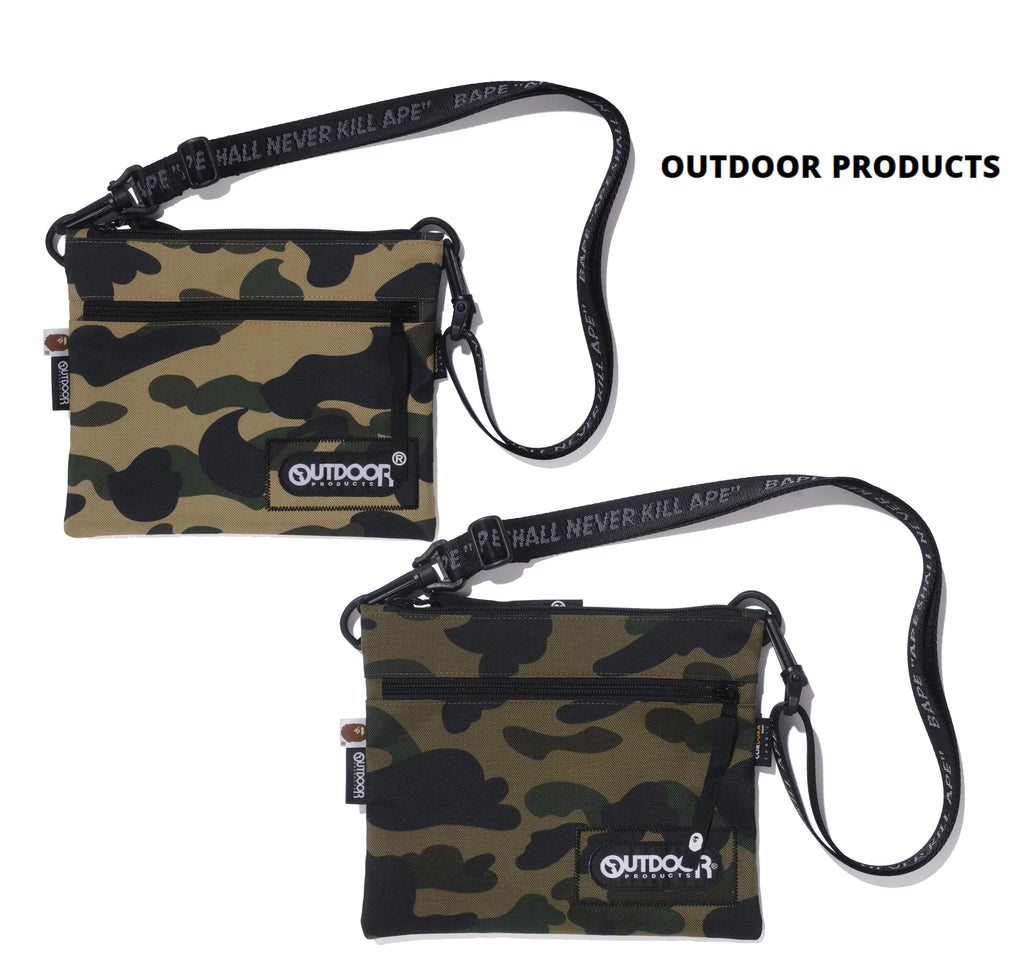 BAPE X OUTDOOR PRODUCTS1STCAMODUFFELBAGM
