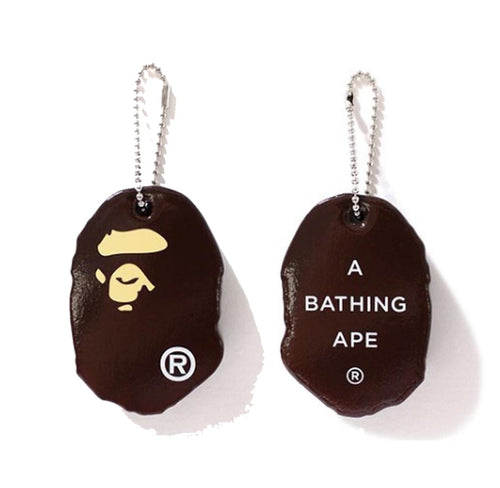 A BATHING APE APE HEAD KEYCHAIN - happyjagabee store