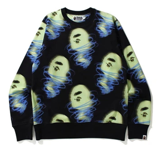 A BATHING APE BAPE STORM CREWNECK