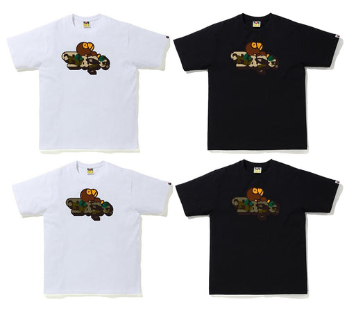 A BATHING APE 1ST CAMO MILO ON BAPE TEE