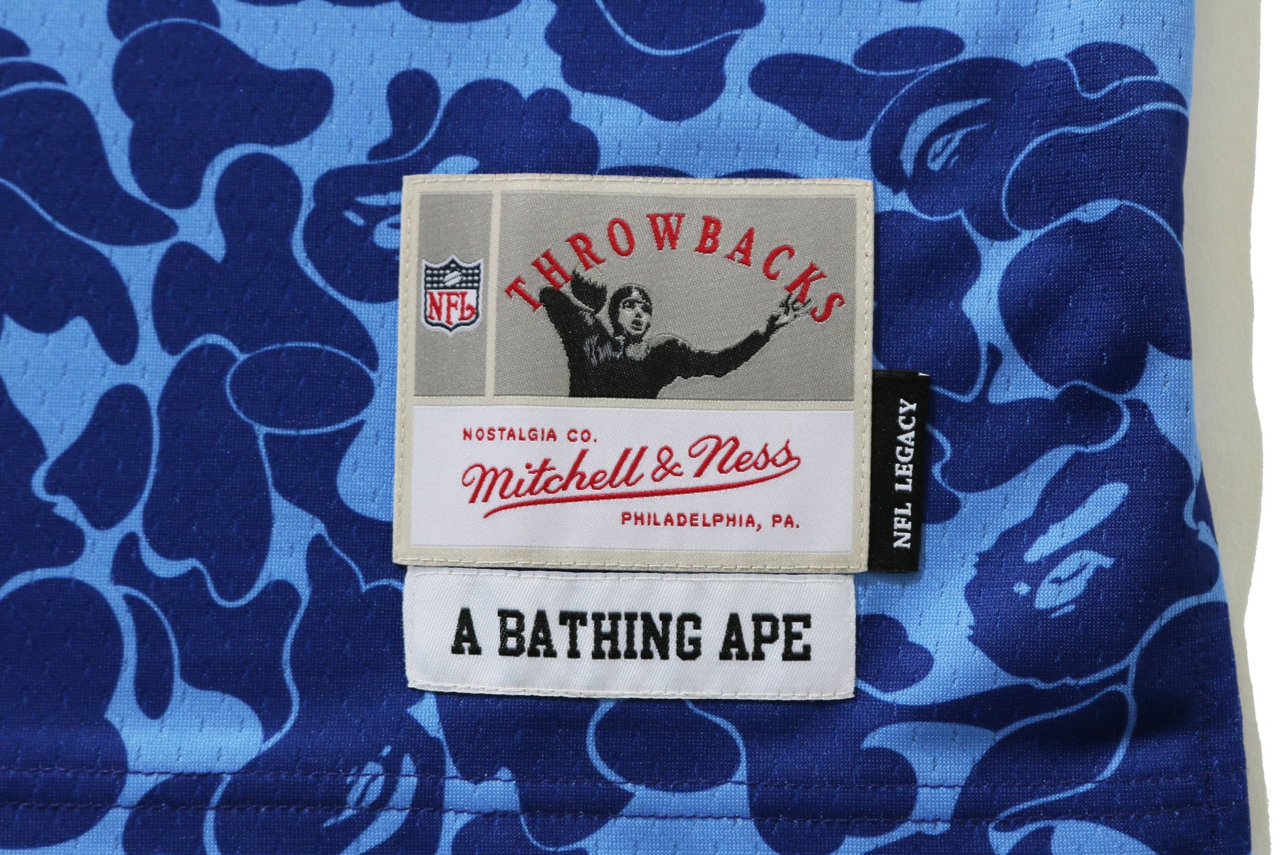 Bape x Mitchell & Ness NFL New York Giants Legacy Jersey Navy