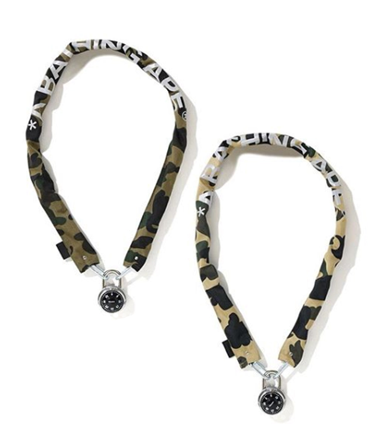 超特価人気】 A BATHING APE - A BATHING APE 1ST CAMO CHAIN LOCKの