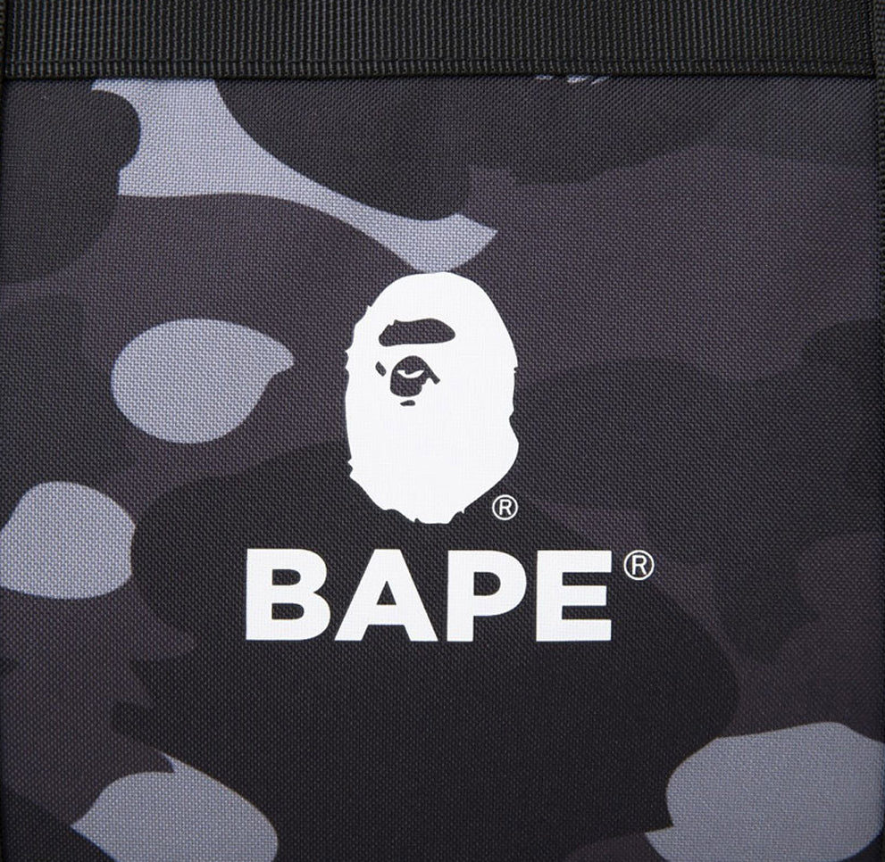 A Bathing Ape BAPE Duffle Bag Hand Bag Camo Black 2022 Spring Collection