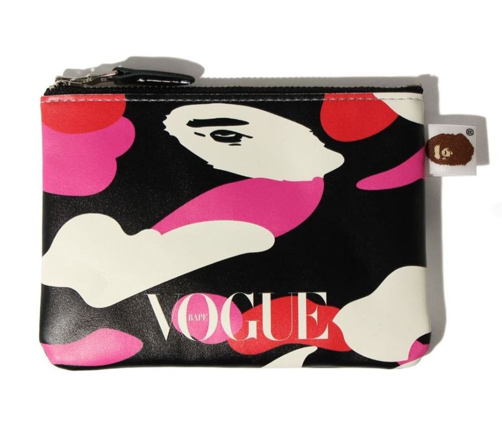 A BATHING APE VOGUE x BAPE LEATHER POUCH – happyjagabee store