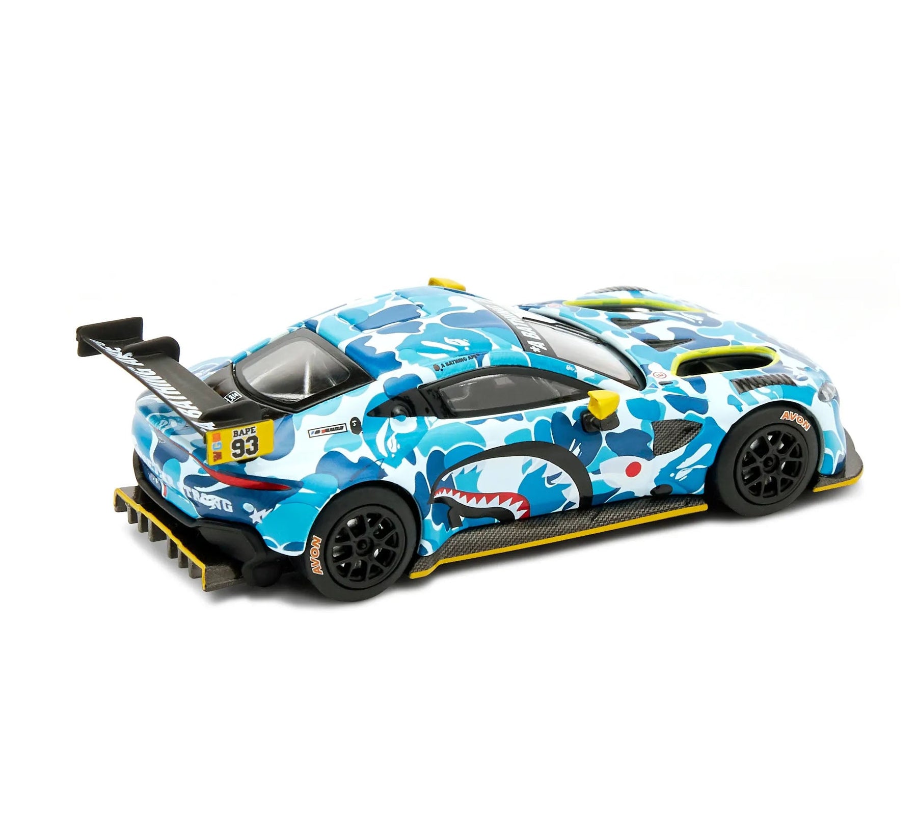 A BATHING APE BAPE x ASTON MARTIN GT3 1/64 MODEL CAR Blue / Pink