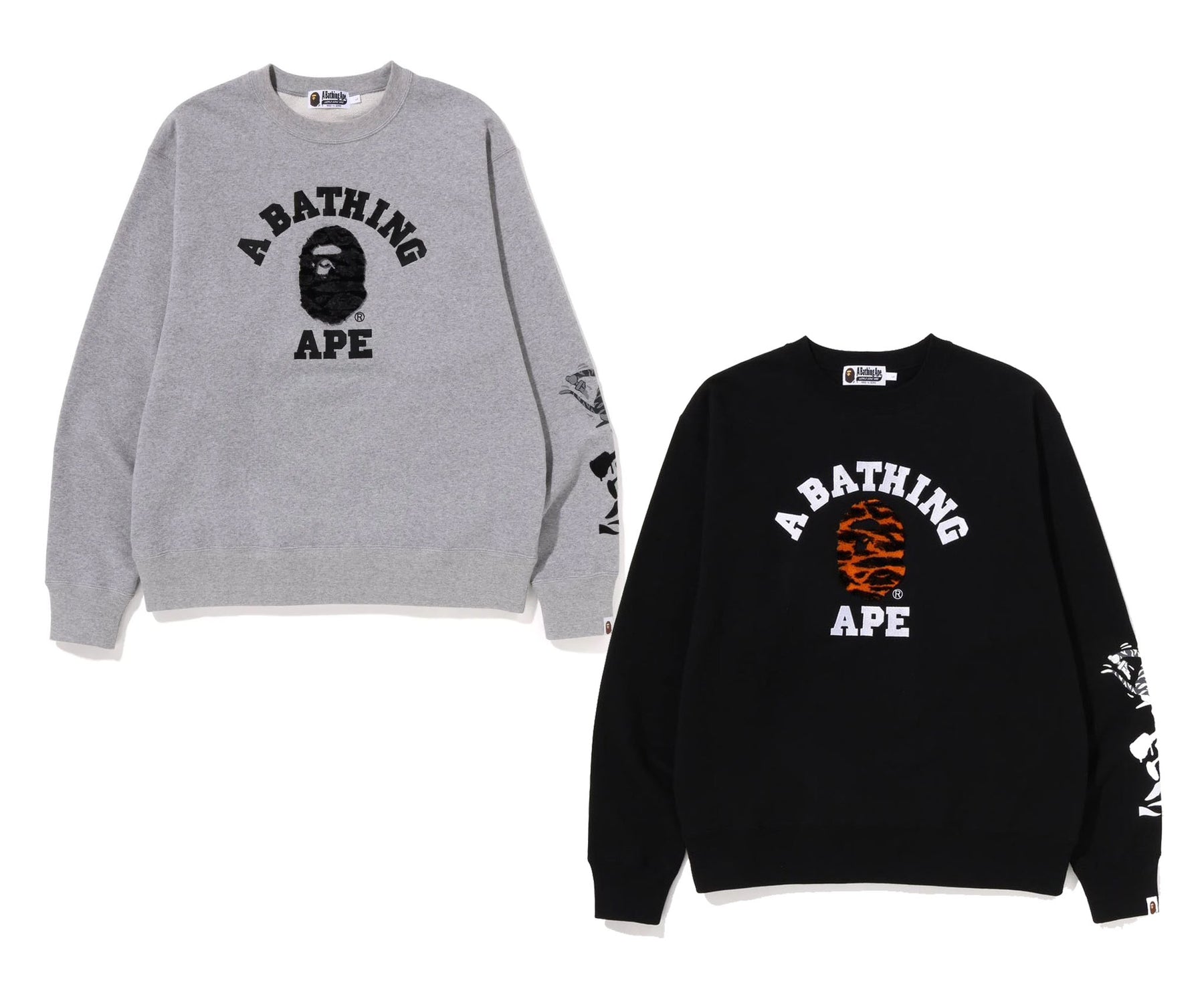 A BATHING APE BRUSH COLLEGE PULLOVER HOODIE – happyjagabee store