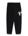 A BATHING APE BAPE KIDS COLLEGE SWEAT PANTS