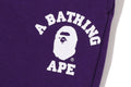 A BATHING APE BAPE KIDS COLLEGE SWEAT PANTS