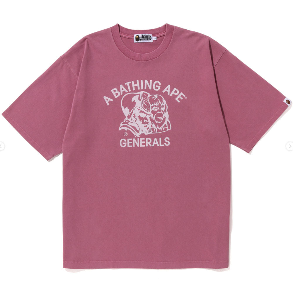 A BATHING APE PIGMENT DYED GENERAL BAPE RELAXED FIT TEE