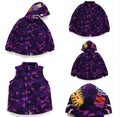 A BATHING APE BAPE KIDS COLOR CAMO SHARK 4WAY DOWN JACKET