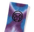 A BATHING APE BAPE KIDS BABY MILO TIE DYE RIB SOCKS