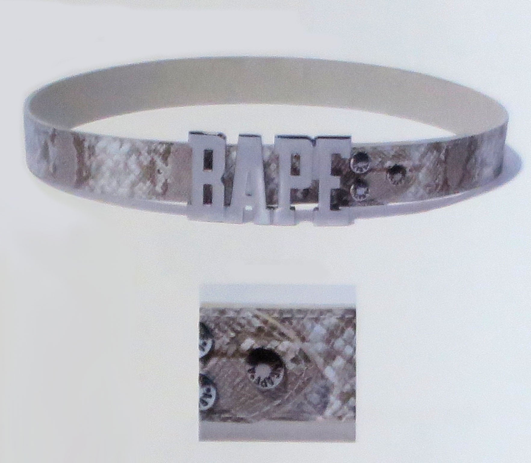 A BATHING APE BAPE SNAKE BELT – happyjagabee store