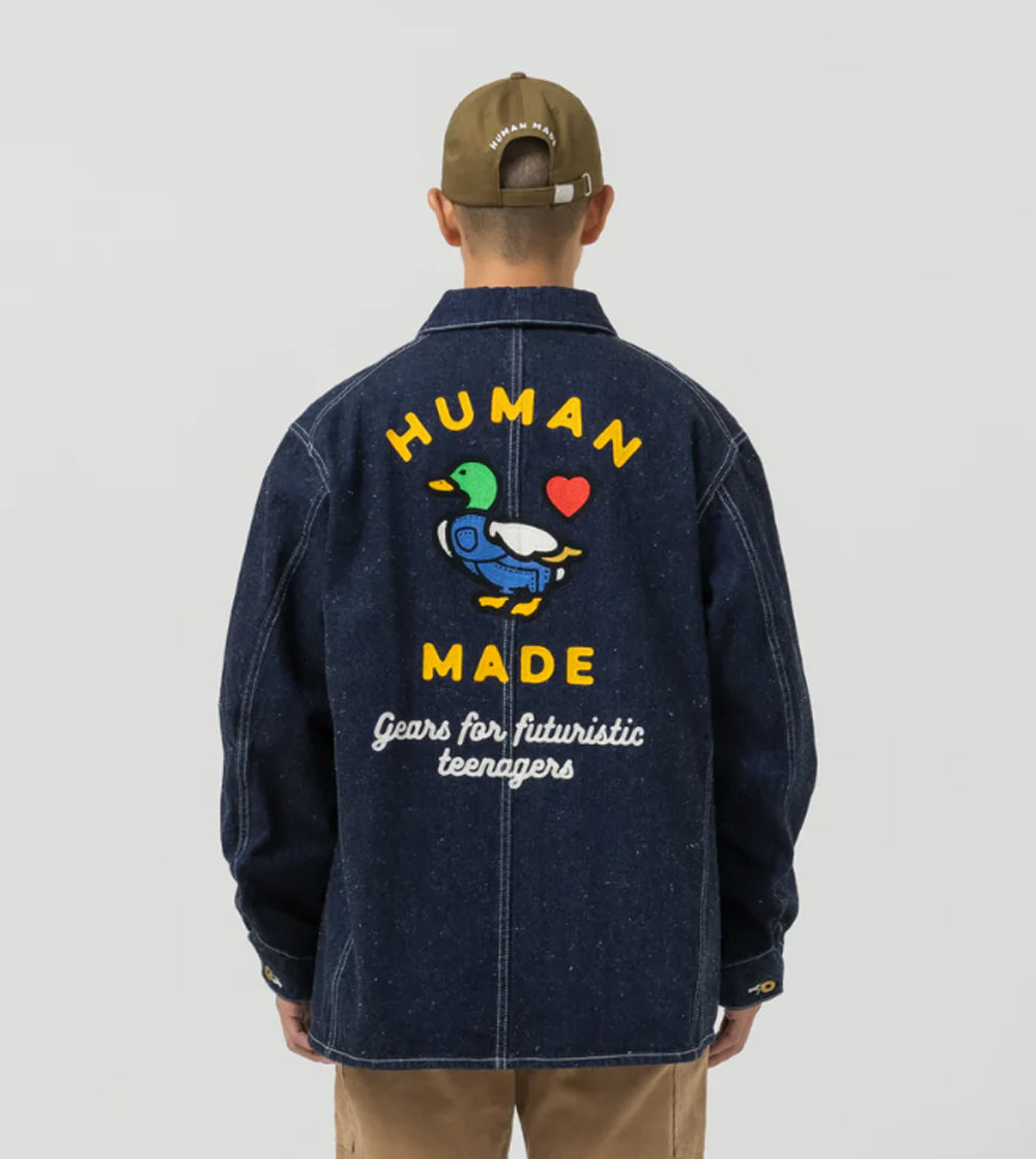 HUMAN MADE DENIM COVERALL JACKET