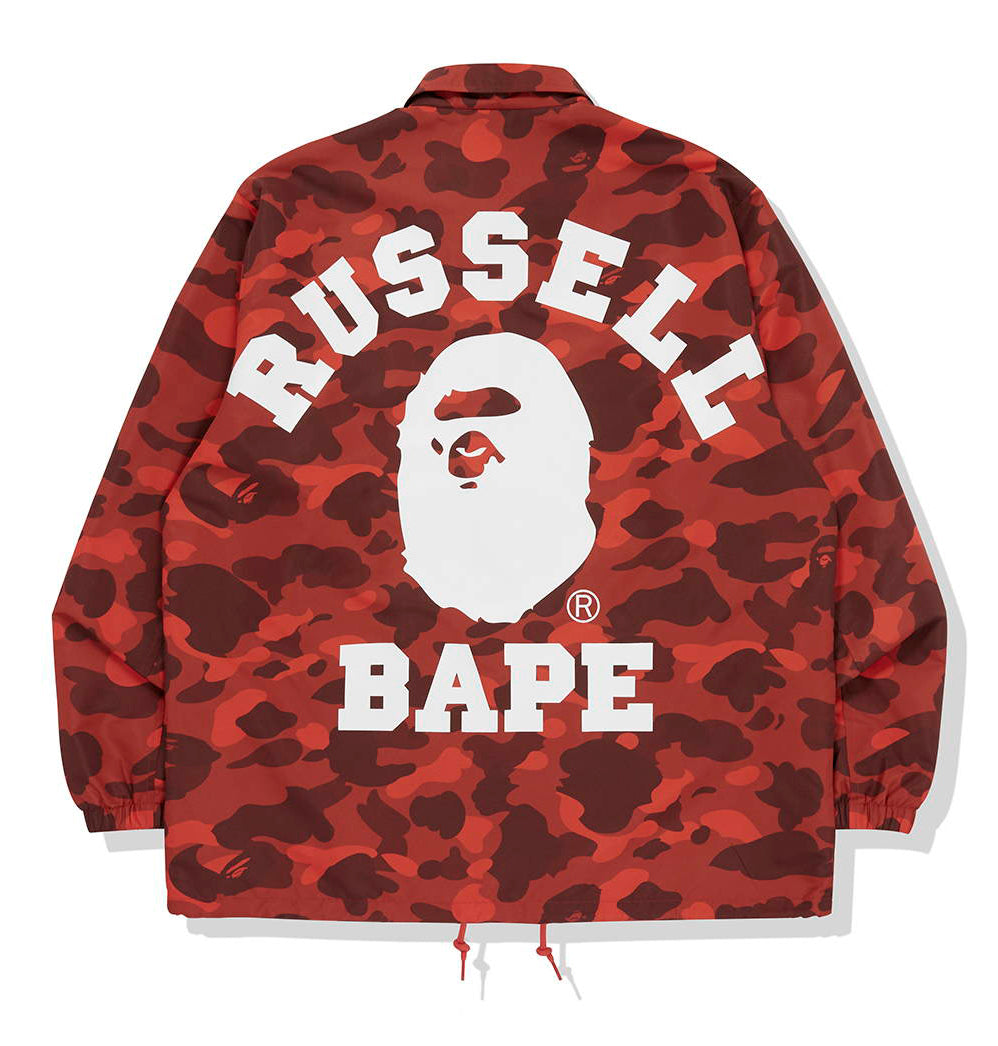 A BATHING APE × RUSSELL ATHLETIC BAPE x RUSSELL COLOR CAMO COLLEGE