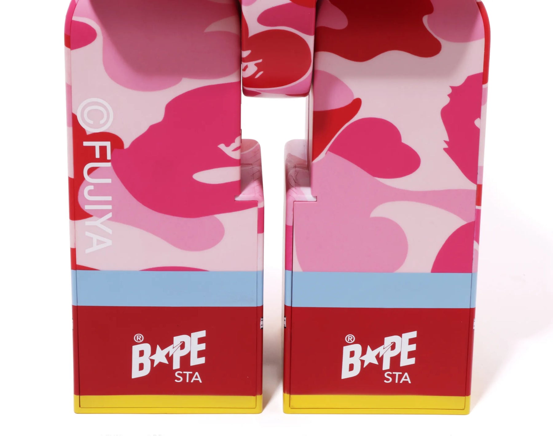 A BATHING APE BAPE x FUJIYA ABC CAMO PEKO BE＠RBRICK 1000% Pink