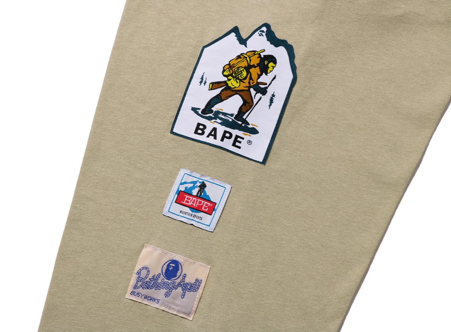 A BATHING APE MULTI LABEL RELAXED FIT L/S TEE – happyjagabee store