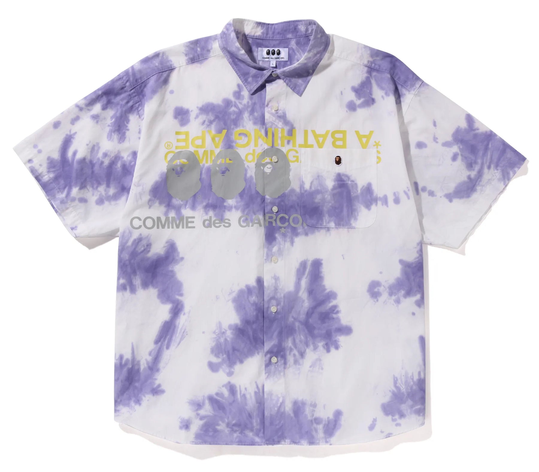 A BATHING APE COMME des GARÇONS CDG OSAKA Limited TIE DYE LOOSE