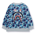 A BATHING APE BAPE KIDS ABC CAMO SHARK CREWNECK