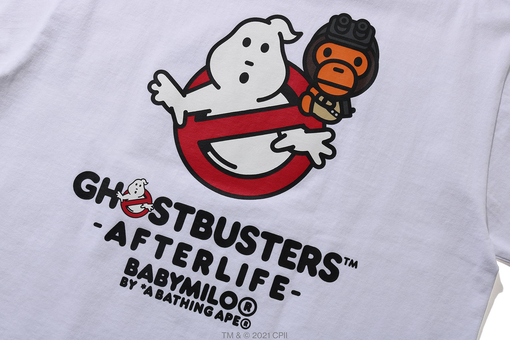 A BATHING APE BAPE x GHOSTBUSTERS BABY MILO TEE 1