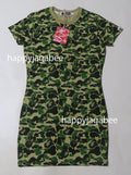 A BATHING APE Ladies' ABC CAMO JERSEY DRESS