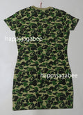 A BATHING APE Ladies' ABC CAMO JERSEY DRESS