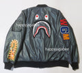 A BATHING APE AURORA SHARK LOOSE FIT MA-1