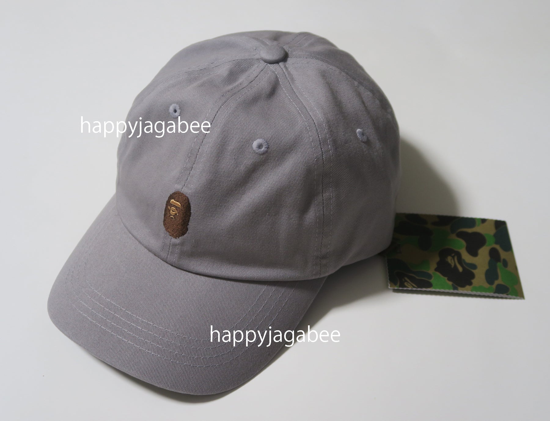 A BATHING APE APE HEAD ONE POINT PANEL CAP