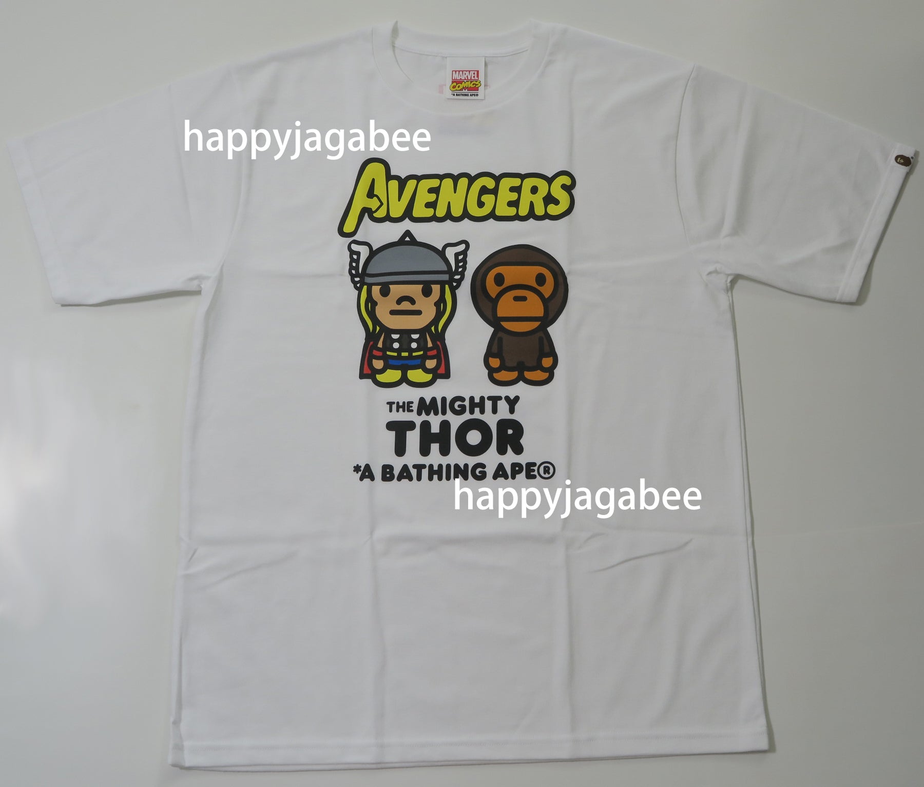 Sale! A BATHING APE BAPE x MARVEL MILO MIGHTY THOR TEE