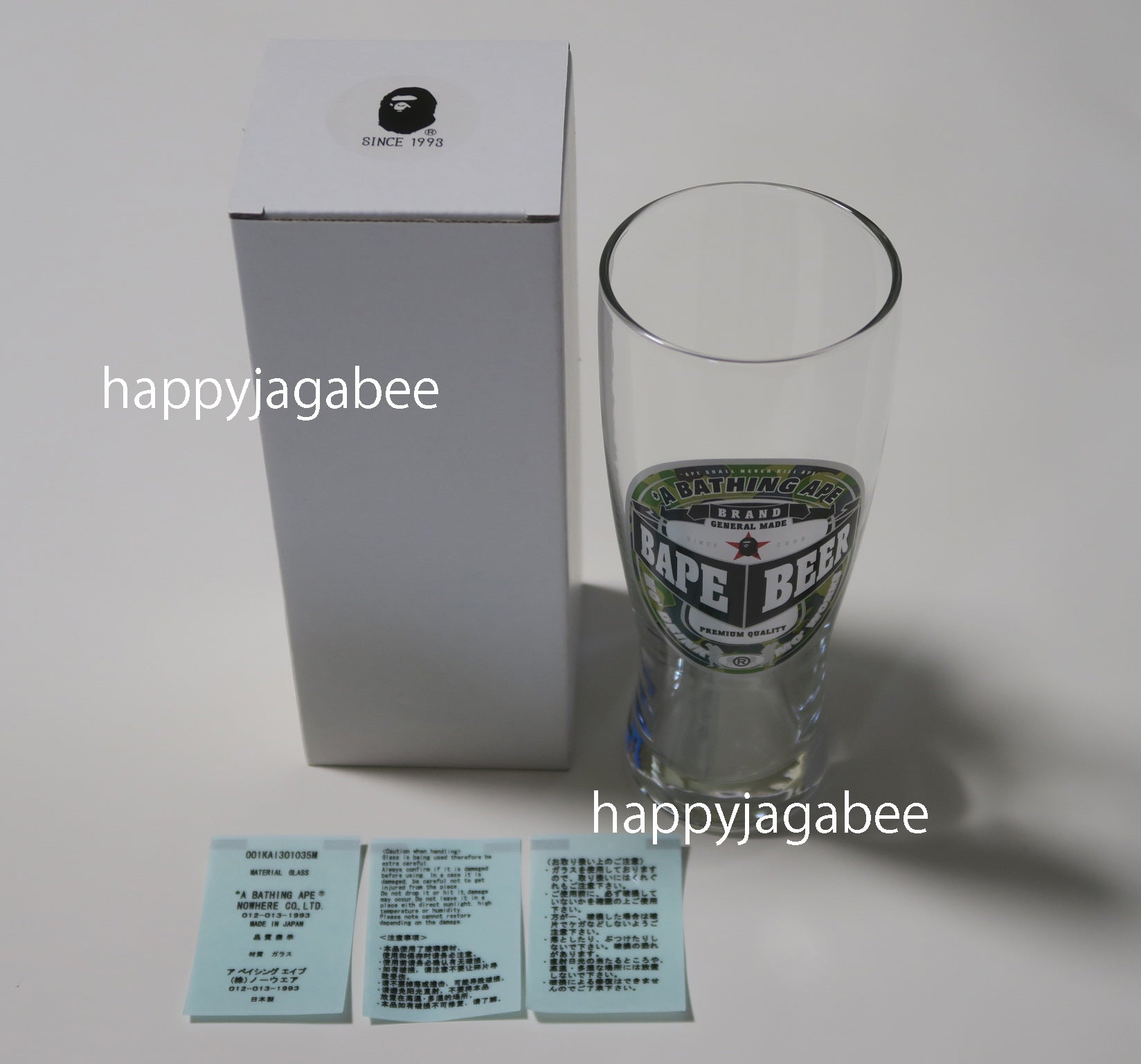 A BATHING APE BEER GLASS – happyjagabee store