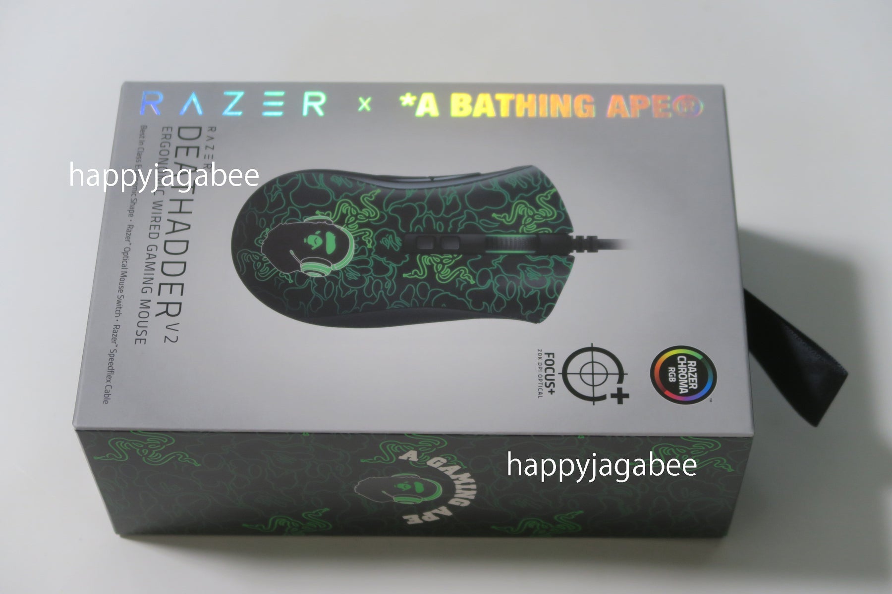 A BATHING APE x RAZER NEON CAMO MOUSE – happyjagabee store