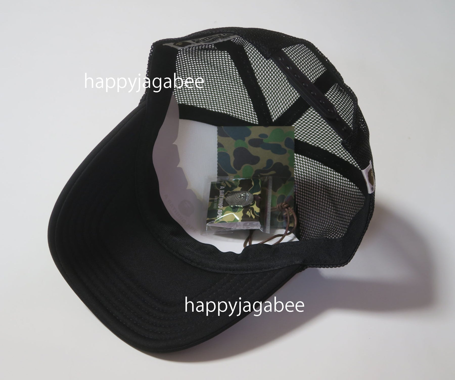 A BATHING APE COLLEGE MESH CAP