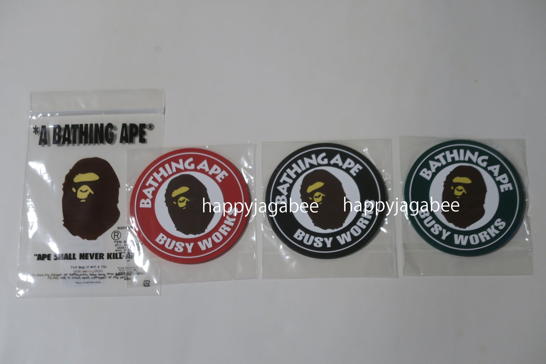 A BATHING APE BUSY WORKS RUBBER COASTER – happyjagabee store
