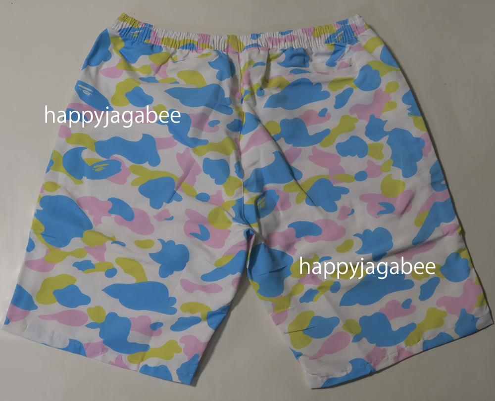 A BATHING APE BASEBALL JERSEY TRACK SHORTS – happyjagabee store