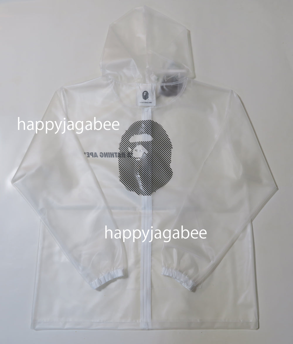 A BATHING APE TRANSPARENT HOODIE JACKET