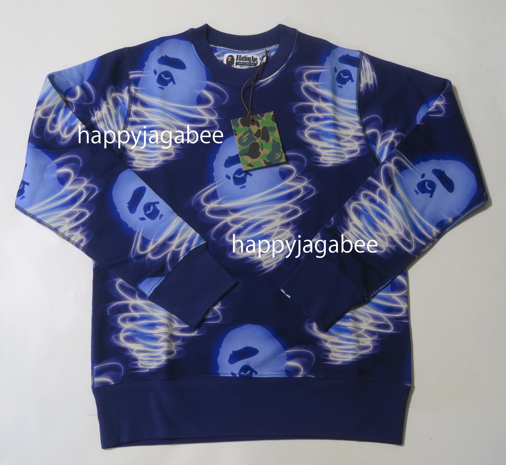 A BATHING APE BAPE STORM CREWNECK