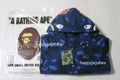 A BATHING APE BAPE KIDS COLOR CAMO SHARK 4WAY DOWN JACKET