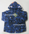 A BATHING APE BAPE KIDS COLOR CAMO SHARK 4WAY DOWN JACKET